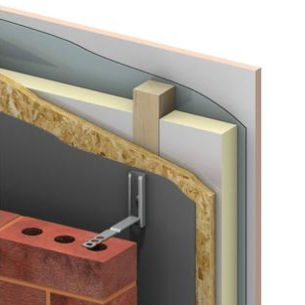 Stahl-Befestigungssystem - TIMBER FRAME MOVEMENT - Ancon Building Products - für Fassadenverkleidung