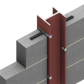 Stahl-Befestigungssystem - PPH TIE - Ancon Building Products - für Fassadenverkleidung