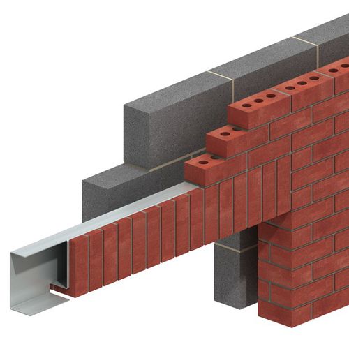 Edelstahl-Sturz - NEXUS BRICK - Ancon Building Products - tragender / Schutz / Fertigbau
