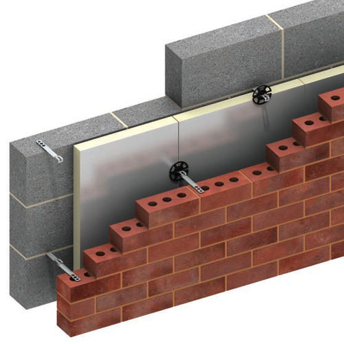 Stahl-Befestigungssystem - TWO-PART - Ancon Building Products - für Fassadenverkleidung
