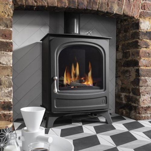 Gaskaminofen - HOLBORN - Arada - Aarrow - 0 - 5 kW / Multibrennstoff / freistehend