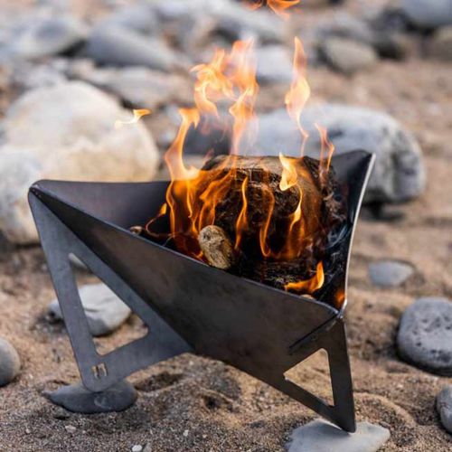 Garten-Feuerstelle / Holz - DELTA - Arada - Aarrow - Holzkohle / Stahl