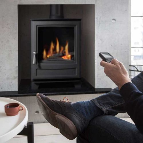 Gaskaminofen - ECOBURN - Arada - Aarrow - 0 - 5 kW / Multibrennstoff / freistehend