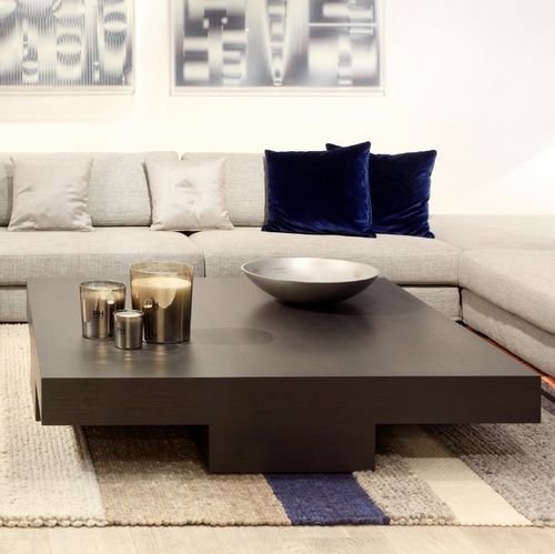 Moderner Couchtisch - Garou - PH Collection - Holz / Gestell aus Holz / rechteckig
