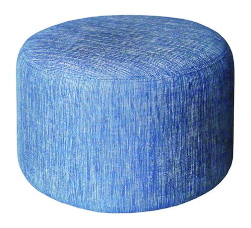Modernes Sitzkissen - PH Collection - Stoff / rund / blau