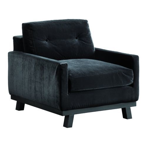 Moderner Sessel - Legno - PH Collection - Stoff / Massivholz / schwarz