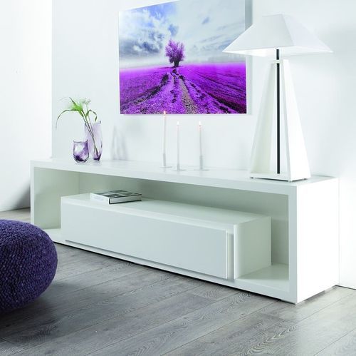Modernes Fernsehmöbel - Isola - PH Collection - mit Schubladen / Holz / weiß