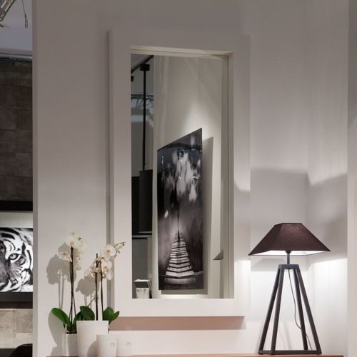 Wandmontierter Spiegel - Cubix - PH Collection - modern / rechteckig / Eiche