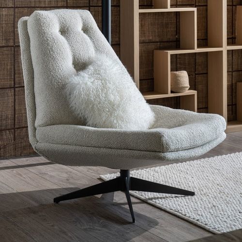 Moderner Kaminsessel - Giro - PH Collection - Stoff / Metall / Hochlehner