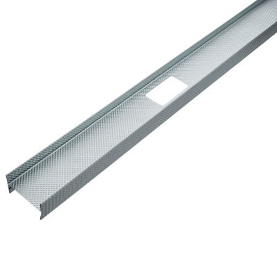 Abschlussprofil / galvanisiertem Stahl - GYPFRAME 70 SERIES - British Gypsum Limited  - für Trennwand / U-förmig / silberfarben