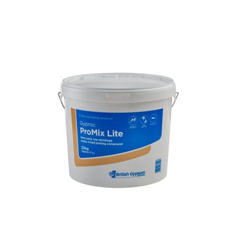 Nachbearbeitungs-Mörtel - GYPROC PROMIX LITE - British Gypsum Limited  - für Verfugung / für Wärmedämmverbundsysteme WDVS / für Zement