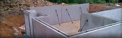 Stahlbetonhohlwand - BASEMENTS - Cornish Concrete Products 