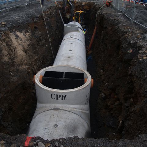 Wasserspeichertank - PUMPING STATION - CPM Group Ltd  - für Abwasser-Aufbereitung / erdverlegt / Fertigbeton