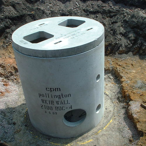Beton-Abwasserschacht - COMPLEX WEIR WALL CHAMBERS - CPM Group Ltd 