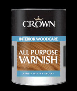 Schutzlack - ALL PURPOSE  - Crown Paints  - für Holz / satiniert
