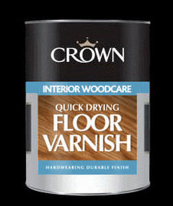 Schutzlack - QUICK DRYING FLOOR - Crown Paints  - für Holz / satiniert