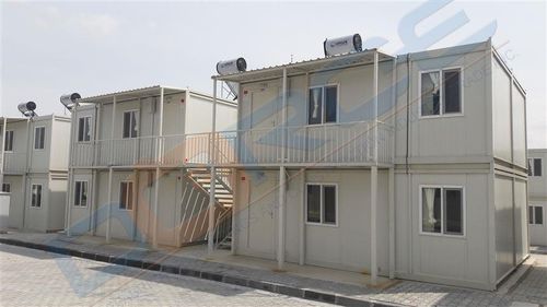 Fertigbau-Gebäude - REFUGEE ACCOMMODATION FACILITY - DORCE Prefabricated Building & Construction Industry Trade Inc.  - Beton / Stahl / Stahlrahmen