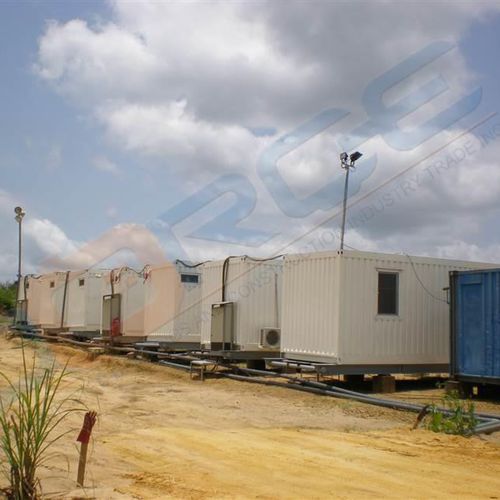 Fertigbau-Gebäude - POINTE NOIRE CONTAINER CAMP - DORCE Prefabricated Building & Construction Industry Trade Inc.  - Modul / Container / Stahl
