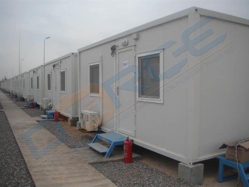 Fertigbau-Gebäude - TURNKEY MOBILIZATION CAMP - DORCE Prefabricated Building & Construction Industry Trade Inc.  - Modul / Container / Stahl