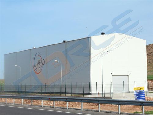 Industriehalle - LOGISTICS WAREHOUSE FOR AFAD - DORCE Prefabricated Building & Construction Industry Trade Inc. 