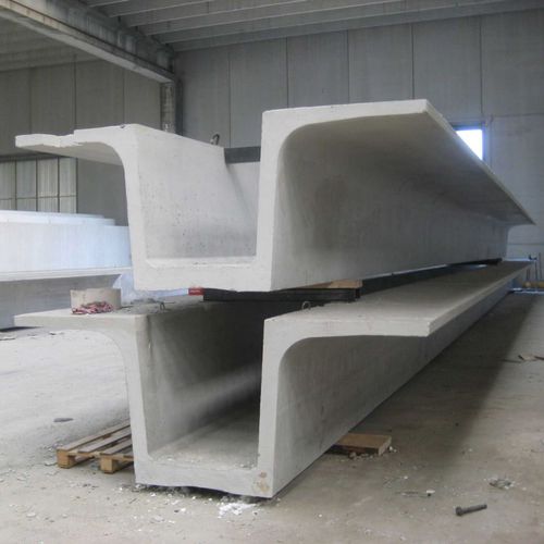 Fertigbeton-Träger - EBAWE Anlagentechnik GmbH  - symmetrischer Querschnitt / I / Doppel-T