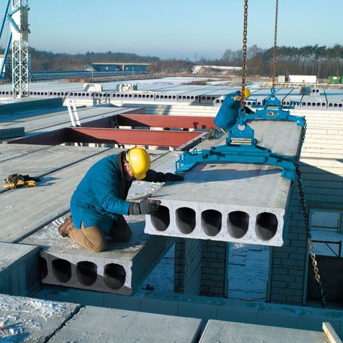 Spannbetonbodenplatte - EBAWE Anlagentechnik GmbH  - für Decke / für Dach / mit Wabenstruktur