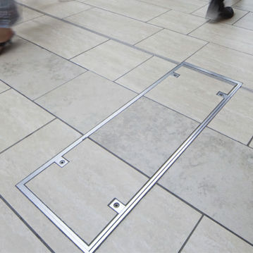 Edelstahl-Schachtdeckel - PARADE - Elkington Gatic  - quadratisch