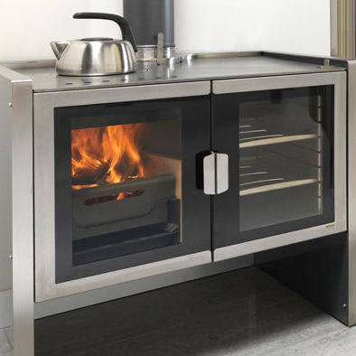 Holz-Kaminofen - RAZEN - Firebelly Stoves  - 5 kW...10 kW / modern / Metall