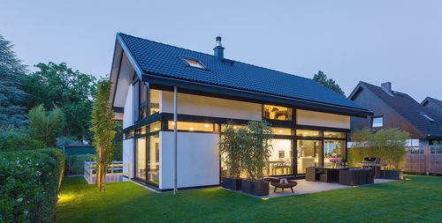 Fertigbauhaus - MODUM 6 SAMPLE 1 - Huf Haus  - umweltfreundlich / modern / 2-Etagen