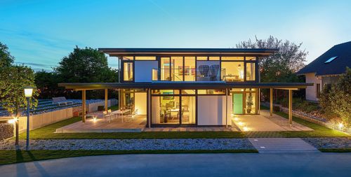 Fertigbauhaus - MODUM 10 SAMPLE 6 - Huf Haus  - umweltfreundlich / modern / 2-Etagen