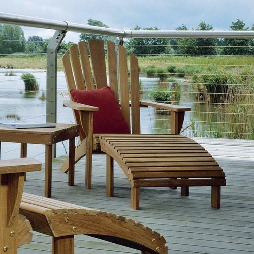 Adirondack-Sessel - 1ADA - Barlow Tyrie - klassisch / Teakholz / Teakholz
