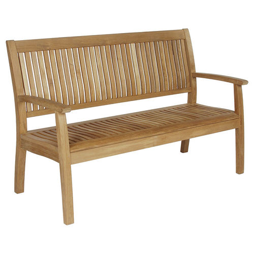 Moderne Gartenbank - Monaco  - Barlow Tyrie - Teakholz / mit Rückenlehne / mit Armlehnen