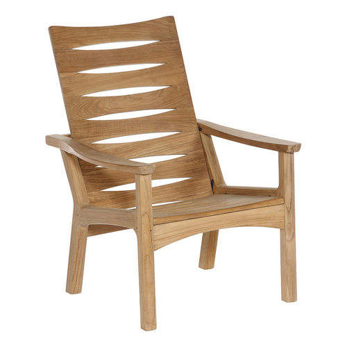 Moderner Sessel - Monterey  - Barlow Tyrie - Teakholz / Teakholz / Hochlehner