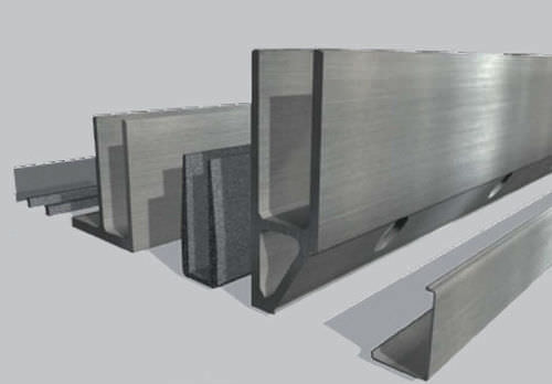 Metall-Befestigungssystem - GLASS U - AALCO METALS LIMITED - für Paneele