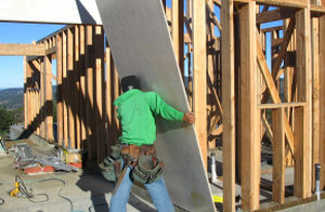 OSB-Bauplatte - FLAMEBLOCK® - LP Building Products (Louisiana-Pacific Corp.)  - Wand