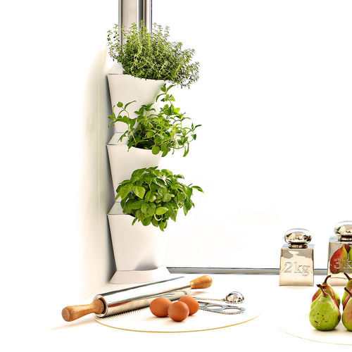 Kunststoff-Pflanzkübel - MINIGARDEN CORNER - Minigarden (Quizcamp SA) - modulierbar / hochbelastbar / vertikal