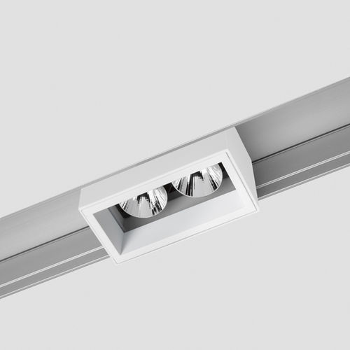 Einbaudownlight - PROLOGE 80 IN-LINE & IN-DOLMA DOUBLE - KREON - LED / rechteckig / IP20