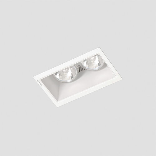 Einbaudownlight - DOWN 55 DOUBLE - KREON - Halogen / rechteckig / IP20