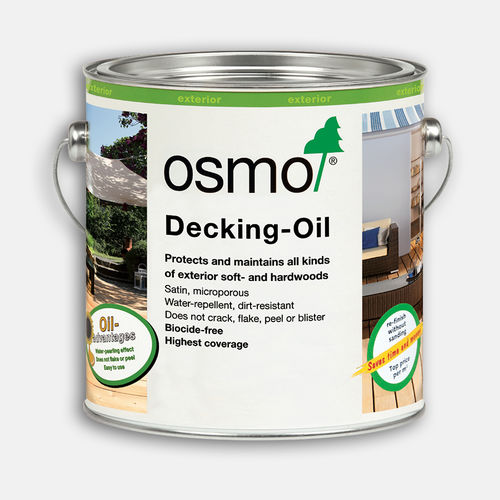 Parkettöl - DECKING-OIL 007 TEAK CLEAR - Osmo UK 