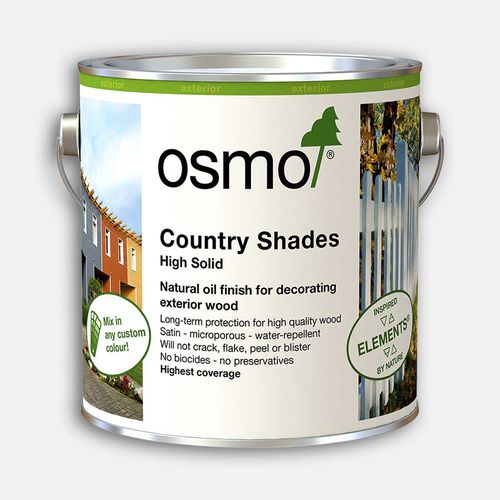 Schutzlack - COUNTRY SHADES  - Osmo UK  - auf Ölbasis / für Holz / naturölbehandelt
