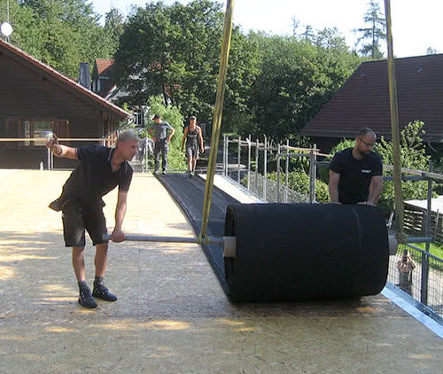 Sicherheits-Abdichtungsbahn - HERTALAN® EASY COVER - CARLISLE Construction Materials GmbH - für Dachterrasse / Rollen / elastisch