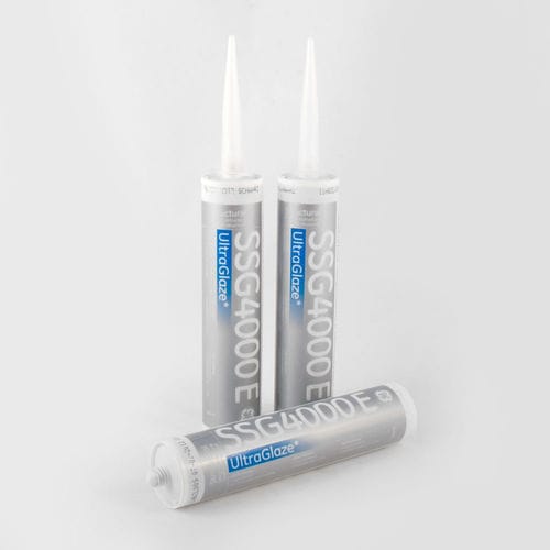 Elastomer-Dichtungsmasse - ULTRA-GLAZE SSG 4000E  - CARLISLE Construction Materials GmbH - auf Silikonharzbasis / Befestigung / für Glas