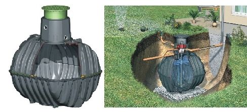 Regenwassertank - GF-372026 - RainWater Harvesting - erdverlegt