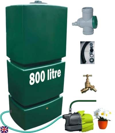 Regenwassertank - RWH-WTP800-GAK1 - RainWater Harvesting - oberirdisch