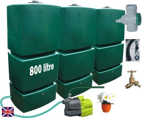 Regenwassertank - RWH-WTP2400-GAK1 - RainWater Harvesting - oberirdisch