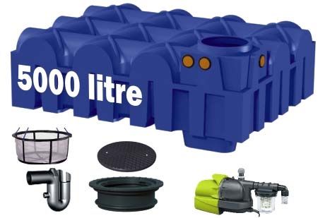 Wasserspeicher-Retentionstank - RWH-5099FL-GUK1 - RainWater Harvesting - erdverlegt