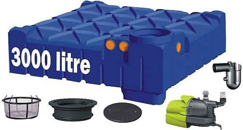Regenwassertank - RWH-3099FL-GUK1 - RainWater Harvesting - erdverlegt