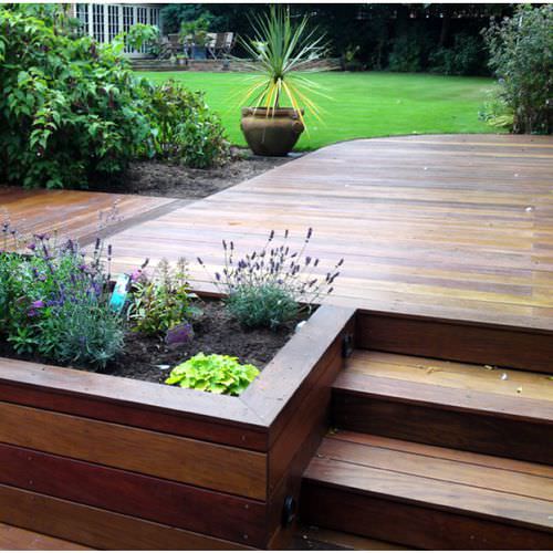 Massivholz-Terrassendiele - 1ST GRADE  - Silva Timber Products  - Holz