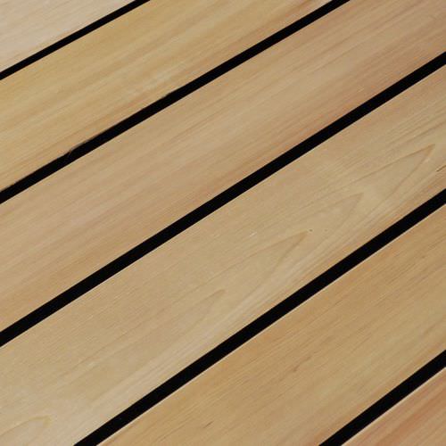 Fassadenverkleidung aus Lamellen - WESTERN NO. 2 CLEAR RAINSCREEN  - Silva Timber Products  - Zedernholz / gerillt