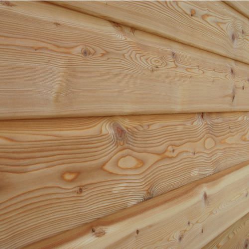 Folie-Fassadenverkleidung - SIBERIAN LARCH SHIPLAP  - Silva Timber Products  - Holz / gerillt
